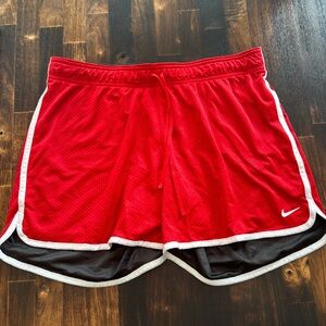 Nike shorts. Size XL red white and gray. New without tags